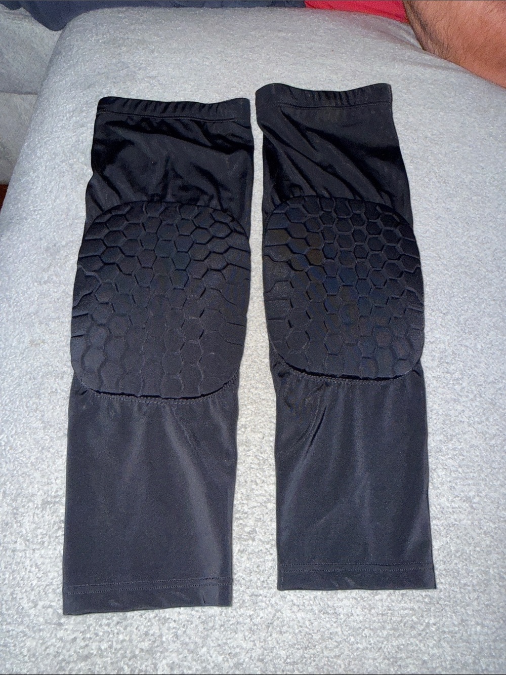 Kids Black Padded Knee sleeves — Protective Athletic Wear